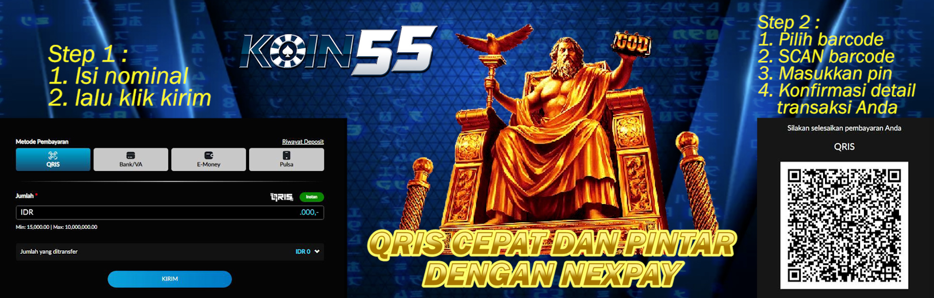 QRIS KOIN55