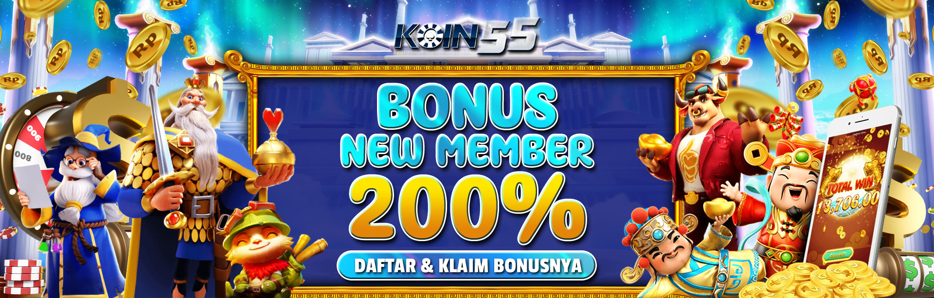 bonus new member 200 persen
